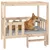 vidaXL lit pour chien Bois de pin vidaXL lit pour chien Bois de pin