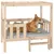 vidaXL lit pour chien Bois de pin vidaXL lit pour chien Bois de pin
