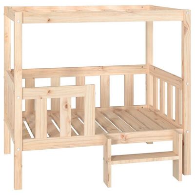 vidaXL lit pour chien Bois de pin