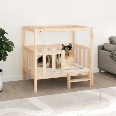 vidaXL lit pour chien Bois de pin vidaXL lit pour chien Bois de pin