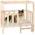 vidaXL lit pour chien Bois de pin vidaXL lit pour chien Bois de pin