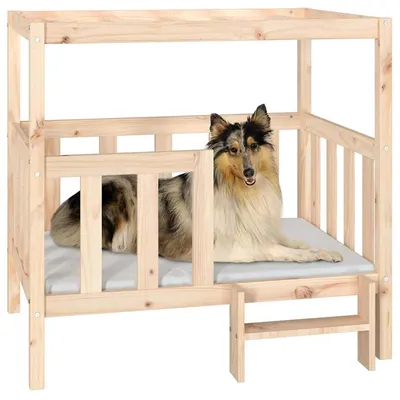 vidaXL lit pour chien Bois de pin vidaXL lit pour chien Bois de pin
