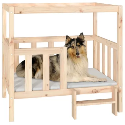 vidaXL lit pour chien Bois de pin vidaXL lit pour chien Bois de pin