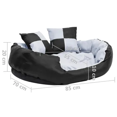 vidaXL coussin pour chien Tissu