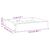 vidaXL lit pour chien Bois de pin