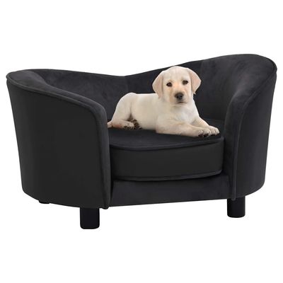 vidaXL canapé pour chien Peluche