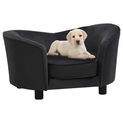 vidaXL canapé pour chien Peluche
