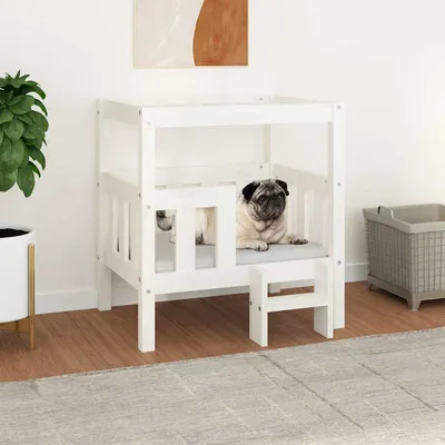 vidaXL lit pour chien Bois de pin vidaXL lit pour chien Bois de pin