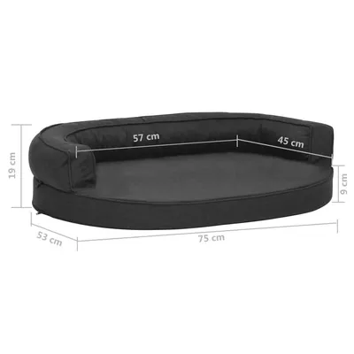 vidaXL matelas de lit pour chien Tissu vidaXL matelas de lit pour chien Tissu
