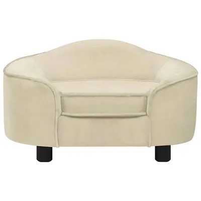 vidaXL canapé pour chien Peluche