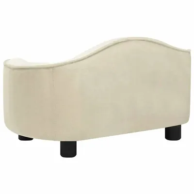 vidaXL canapé pour chien Peluche