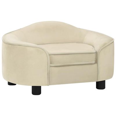 vidaXL canapé pour chien Peluche