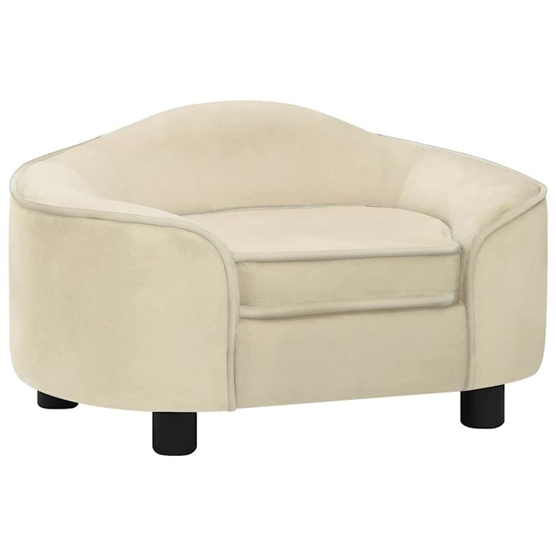 vidaXL canapé pour chien Peluche