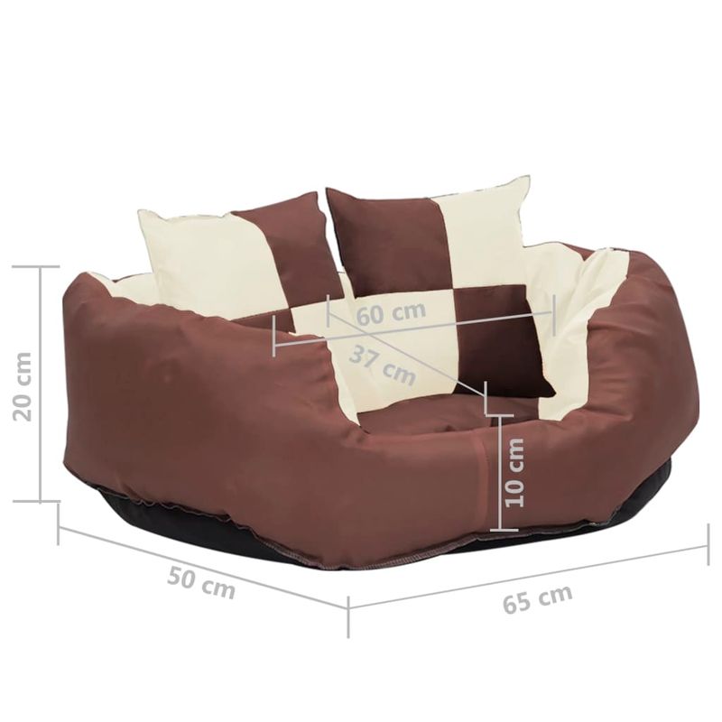 vidaXL coussin pour chien Tissu