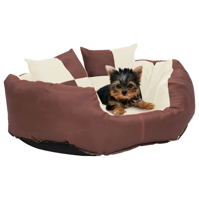 vidaXL coussin pour chien Tissu
