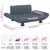 vidaXL lit pour chien Tissu vidaXL lit pour chien Tissu