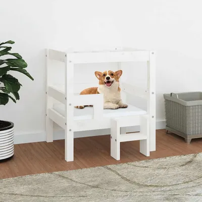 vidaXL lit pour chien Bois de pin vidaXL lit pour chien Bois de pin