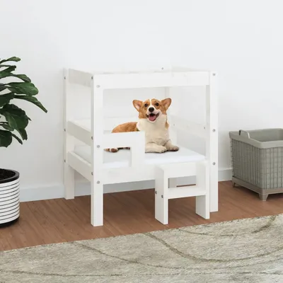 vidaXL lit pour chien Bois de pin vidaXL lit pour chien Bois de pin