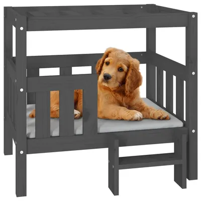 vidaXL lit pour chien Bois de pin vidaXL lit pour chien Bois de pin