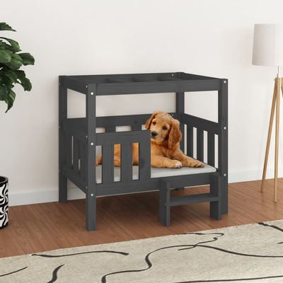 vidaXL lit pour chien Bois de pin