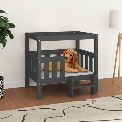 vidaXL lit pour chien Bois de pin vidaXL lit pour chien Bois de pin