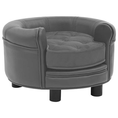 vidaXL canapé pour chien Cuir artificiel