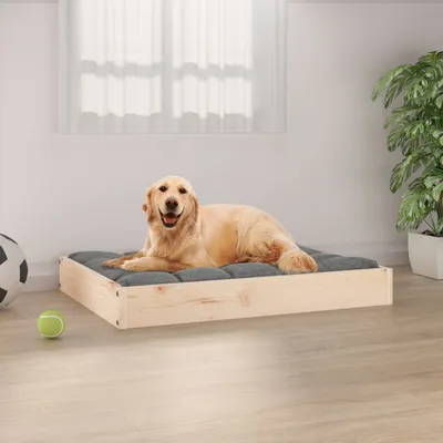 vidaXL lit pour chien Bois de pin vidaXL lit pour chien Bois de pin