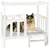 vidaXL lit pour chien Bois de pin vidaXL lit pour chien Bois de pin