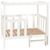 vidaXL lit pour chien Bois de pin