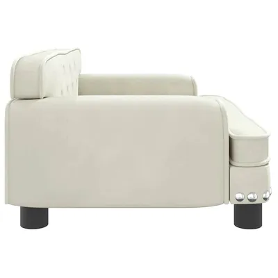 vidaXL lit pour chien Velours
