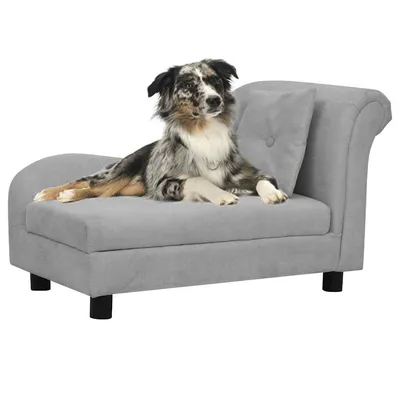 vidaXL canapé pour chien Peluche vidaXL canapé pour chien Peluche