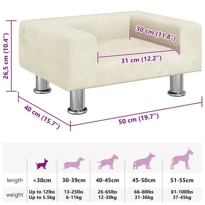 vidaXL lit pour chien Velours vidaXL lit pour chien Velours