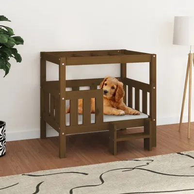 vidaXL lit pour chien Bois de pin vidaXL lit pour chien Bois de pin