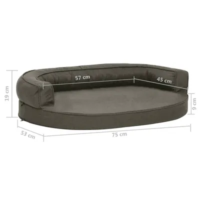 vidaXL matelas de lit pour chien Tissu vidaXL matelas de lit pour chien Tissu