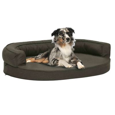 vidaXL matelas de lit pour chien Tissu