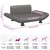 vidaXL lit pour chien Cuir artificiel