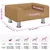 vidaXL lit pour chien Velours