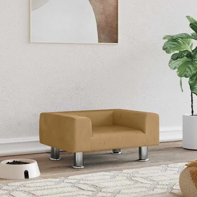 vidaXL lit pour chien Velours