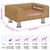 vidaXL lit pour chien Velours