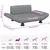vidaXL lit pour chien Tissu vidaXL lit pour chien Tissu