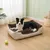 vidaXL lit pour chiens Tissu vidaXL lit pour chiens Tissu