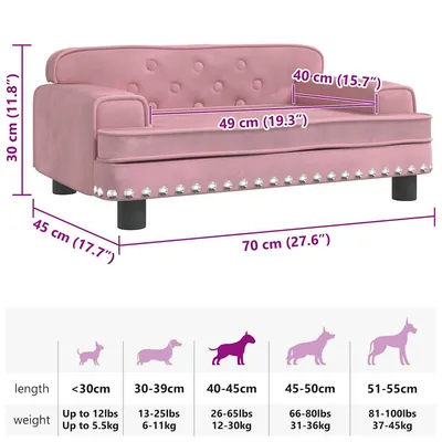 vidaXL lit pour chien Velours vidaXL lit pour chien Velours