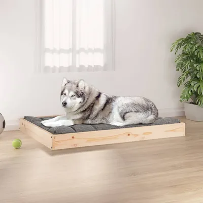 vidaXL lit pour chien Bois de pin massif