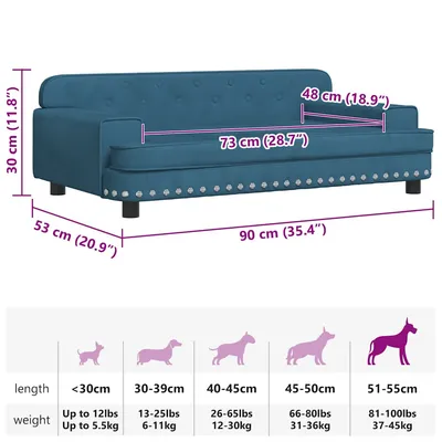 vidaXL lit pour chien Velours vidaXL lit pour chien Velours