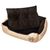 vidaXL lit pour chiens Tissu