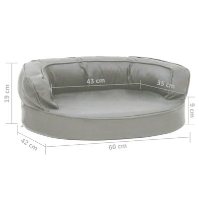 vidaXL matelas de lit pour chien Tissu