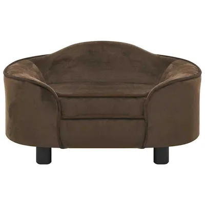 vidaXL canapé pour chien Peluche