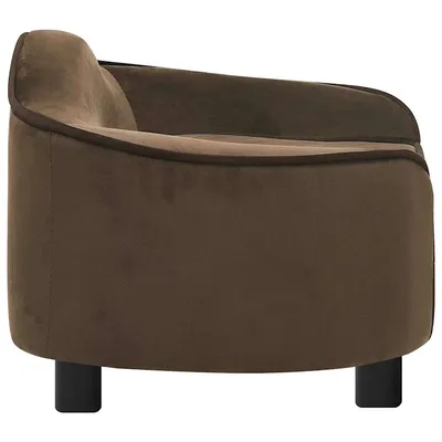 vidaXL canapé pour chien Peluche