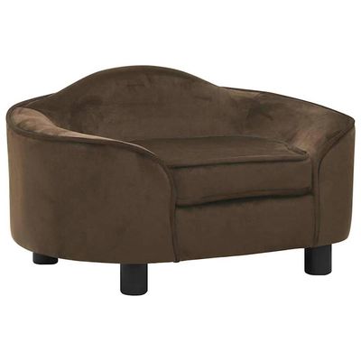 vidaXL canapé pour chien Peluche