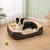 vidaXL lit pour chiens Tissu vidaXL lit pour chiens Tissu